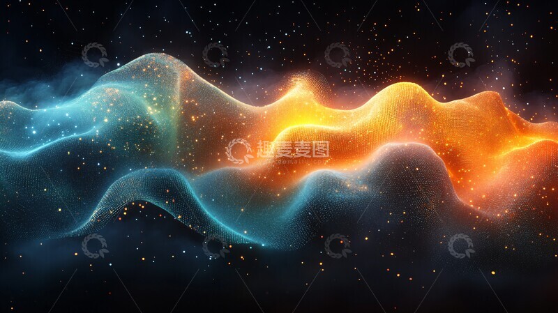 高清大图下载【趣麦麦图】数字创意渐变色3