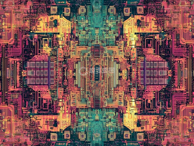 高清大图下载【趣麦麦图】科幻电路1