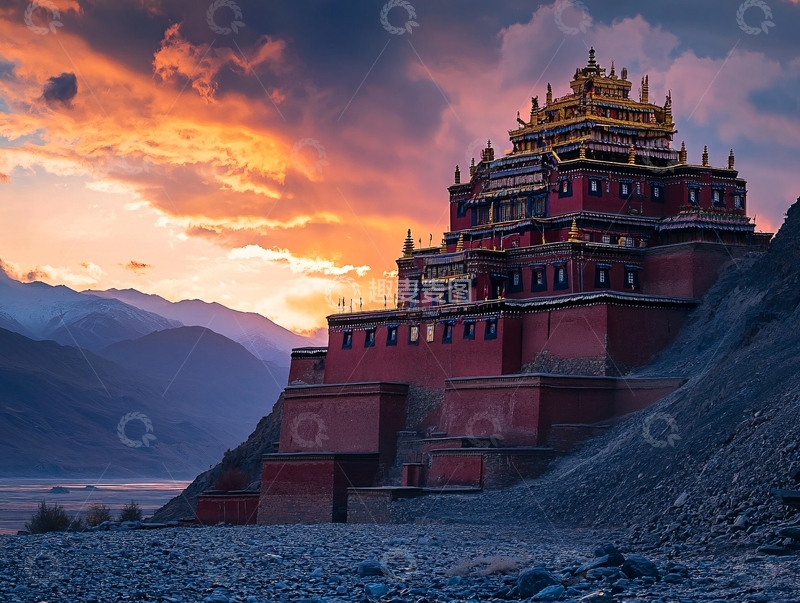 高清大图下载【趣麦麦图】粉墙金顶