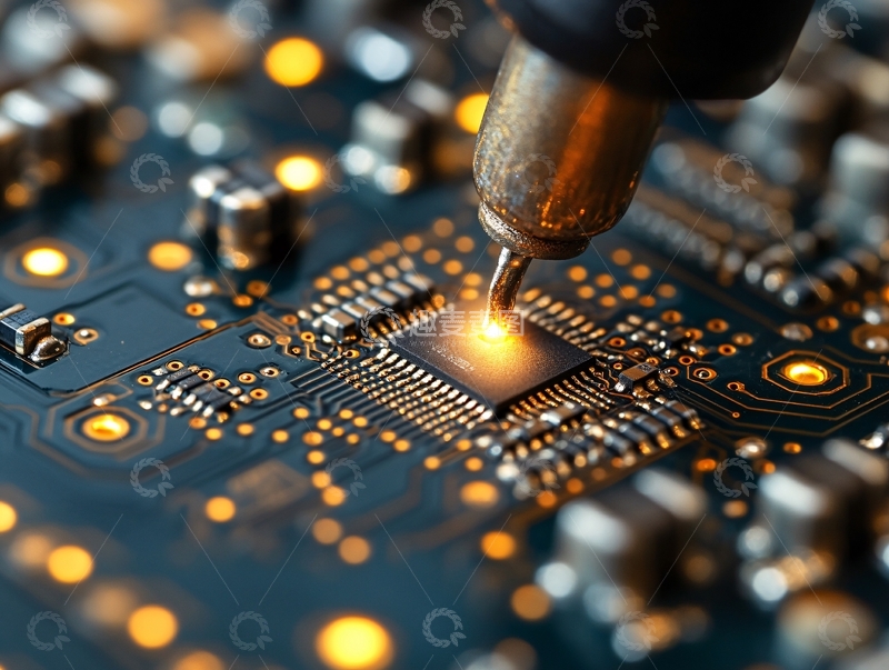 高清大图下载【趣麦麦图】芯片科技集成电路120