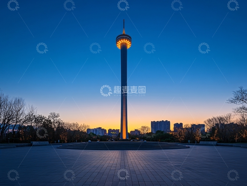 高清大图下载【趣麦麦图】燕塔广场