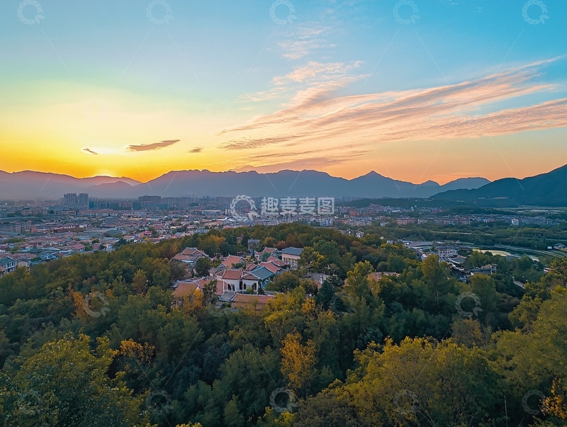 高清大图下载【趣麦麦图】航拍塔川