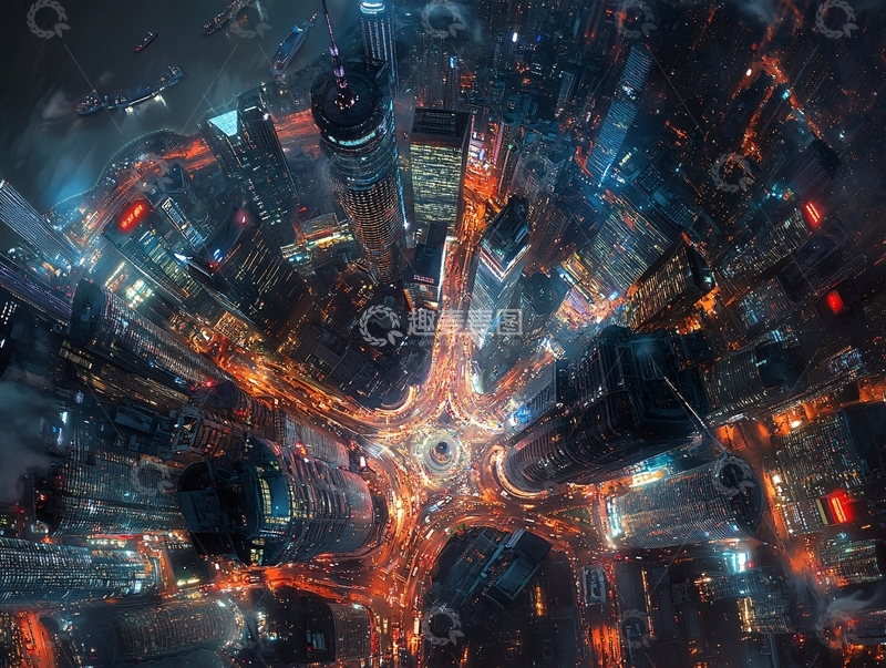 高清大图下载【趣麦麦图】迷离之都1