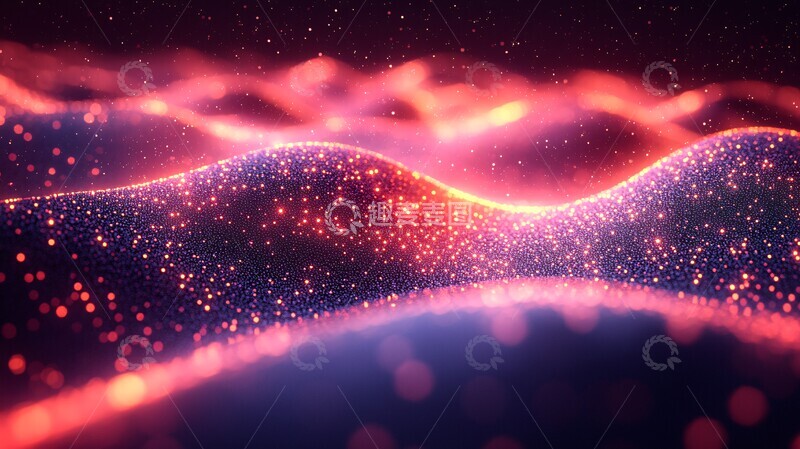 高清大图下载【趣麦麦图】光学粒子纤维全息1
