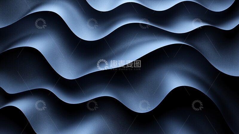 高清大图下载【趣麦麦图】深蓝音浪背景1