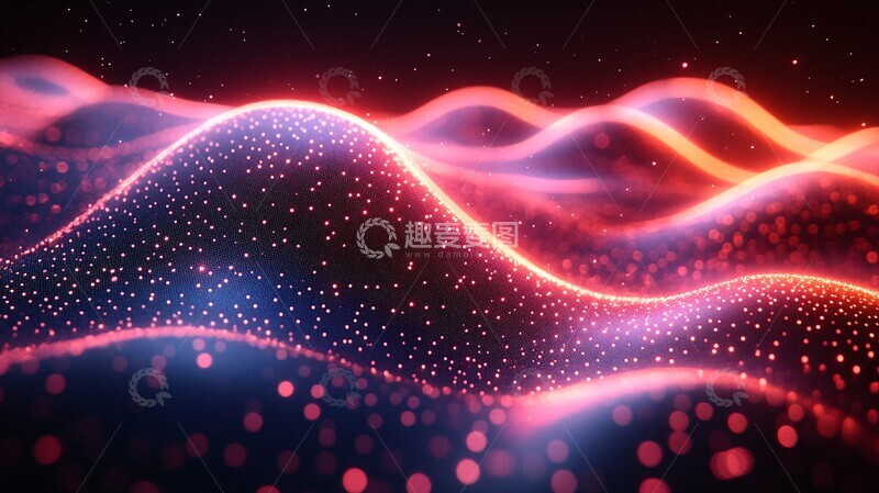 高清大图下载【趣麦麦图】光学粒子纤维全息2