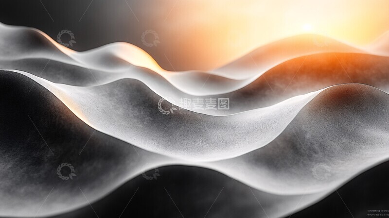 高清大图下载【趣麦麦图】电音波纹电音波纹黑白2