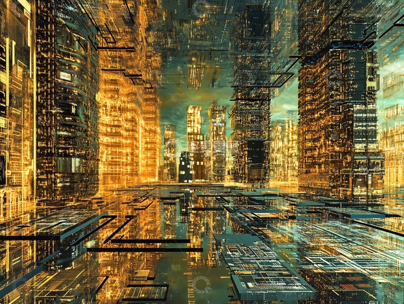 高清大图下载【趣麦麦图】虚拟城市3