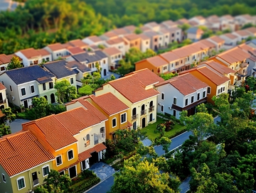 新农村实景微缩模型