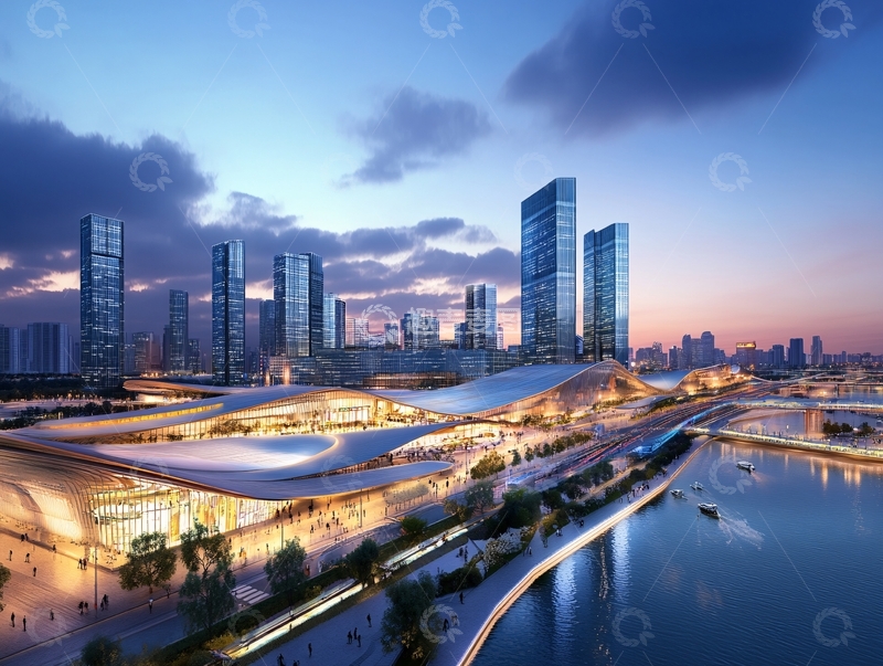 高清大图下载【趣麦麦图】横琴会展中心