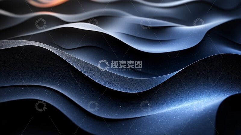 高清大图下载【趣麦麦图】深灰渐变蓝光背景3