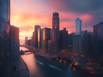 芝加哥设计素材