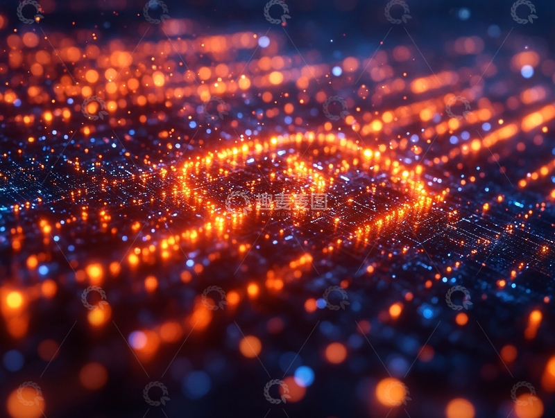 高清大图下载【趣麦麦图】网点创意特效背景45