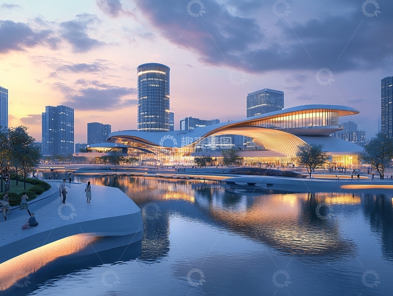 高清大图下载【趣麦麦图】横琴会展中心1