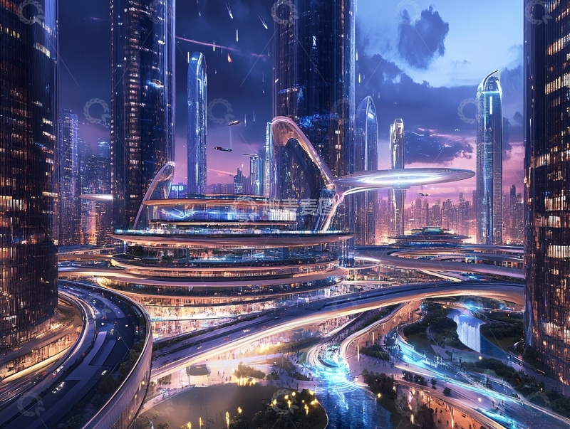 高清大图下载【趣麦麦图】高铁原画