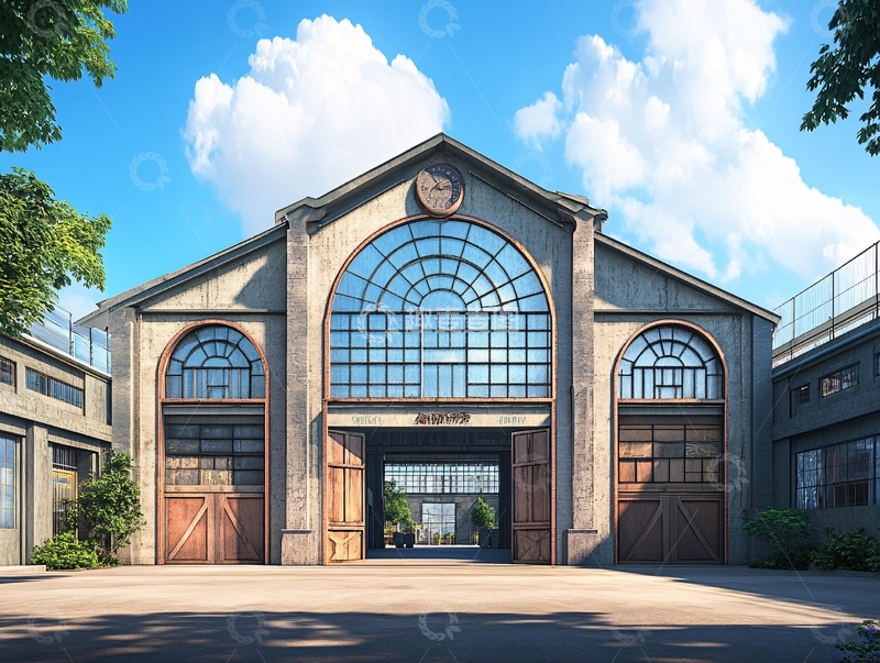 高清大图下载【趣麦麦图】欧式厂房
