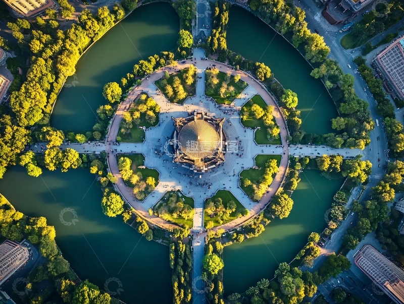 高清大图下载【趣麦麦图】航拍下的浙大