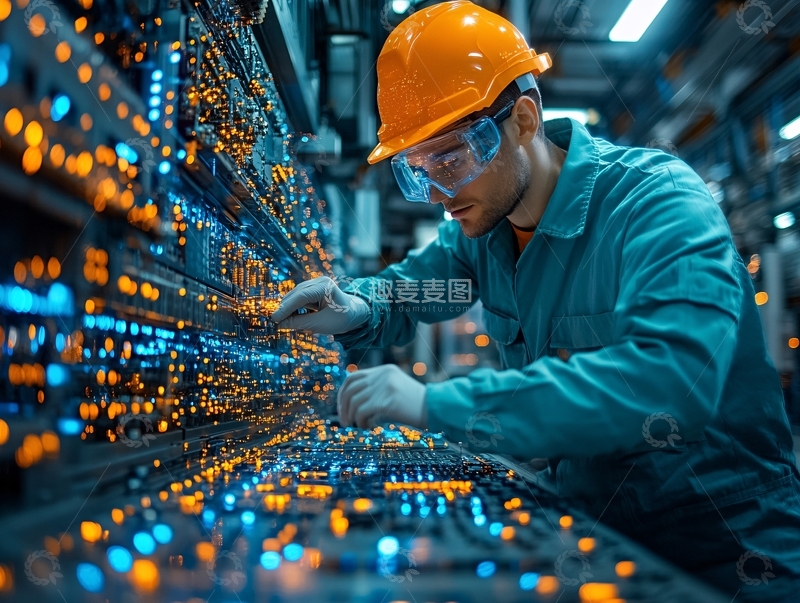 高清大图下载【趣麦麦图】工匠精神科技创新基建