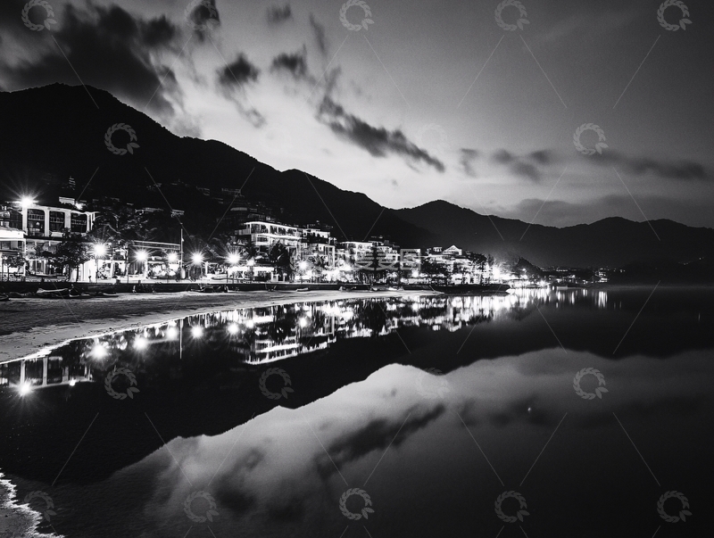 高清大图下载【趣麦麦图】大鹏夜色