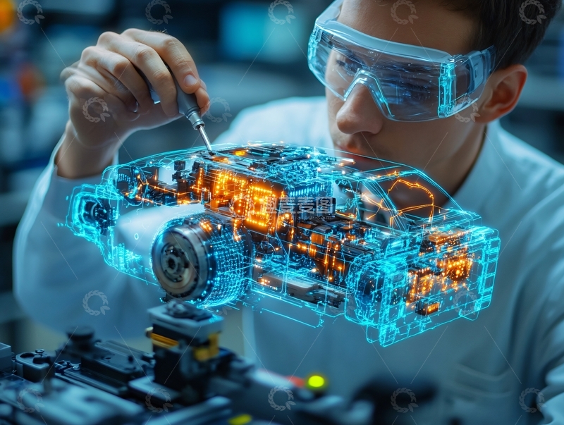 高清大图下载【趣麦麦图】汽车数字化