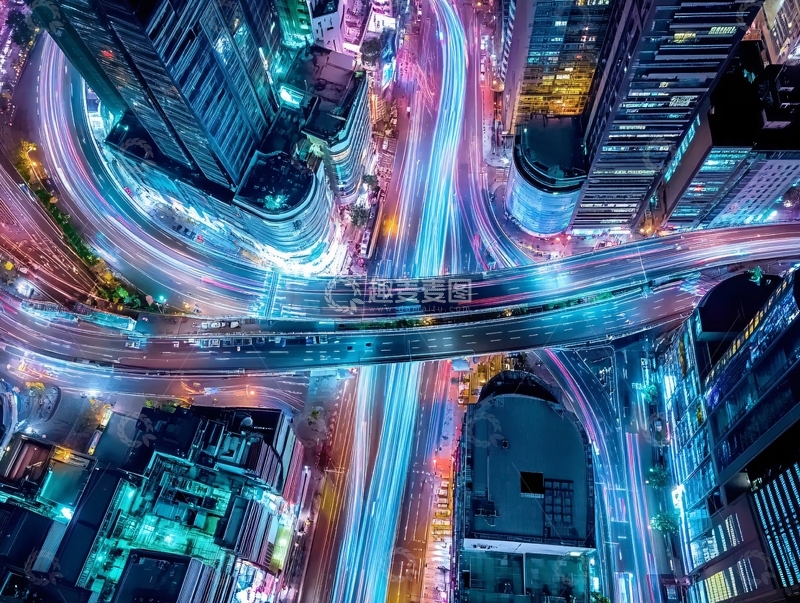 高清大图下载【趣麦麦图】城市快节奏20