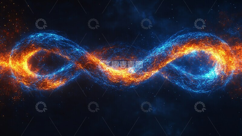 高清大图下载【趣麦麦图】无限线条编织图