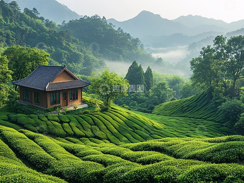 高清大图下载【趣麦麦图】茶园图片素材下载1