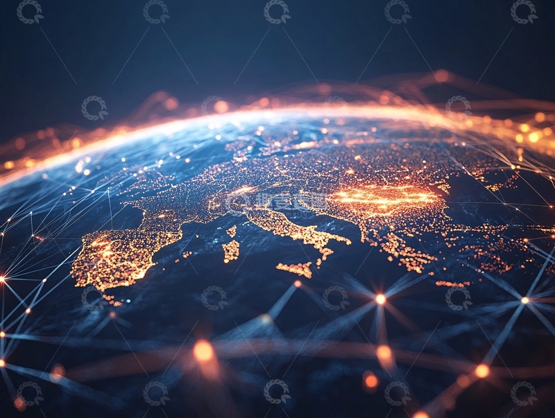 高清大图下载【趣麦麦图】科技地球通迅网络8