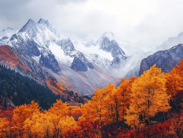 雪山秋色3