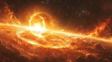 太阳与土星近景3