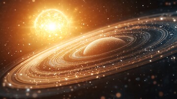 太阳与土星近景1