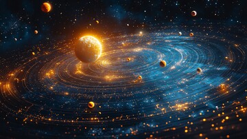 行星环绕图案2