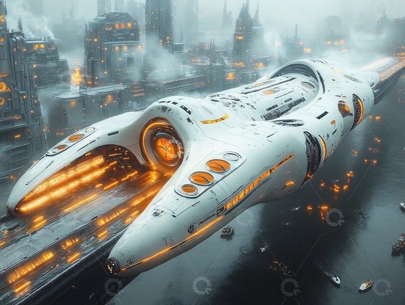 高清大图下载【趣麦麦图】科幻交通工具12