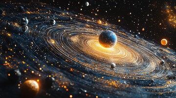 行星环绕图案1