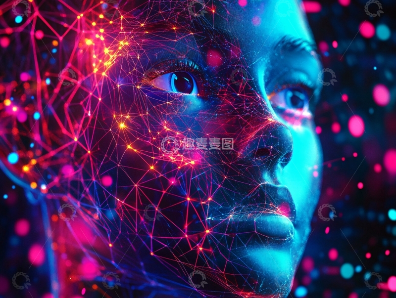 高清大图下载【趣麦麦图】虚拟的脸9