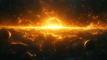 行星漂浮星光下2