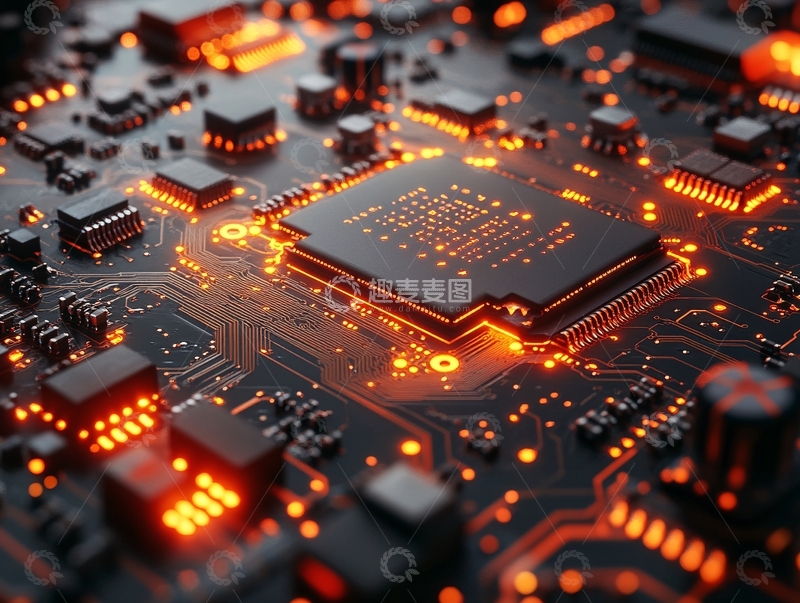 高清大图下载【趣麦麦图】芯片科技集成电路139
