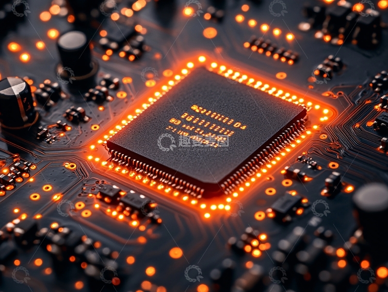 高清大图下载【趣麦麦图】芯片科技集成电路140