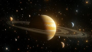 行星环绕图案3