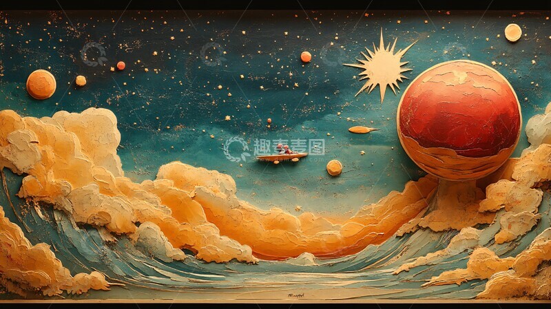 高清大图下载【趣麦麦图】婴儿太空球婴儿太空彩色