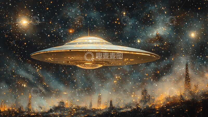 高清大图下载【趣麦麦图】星际宇宙飞船3