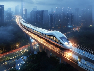 高铁行驶城市门户4