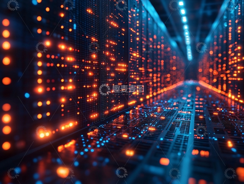 高清大图下载【趣麦麦图】科技背景网络大数11