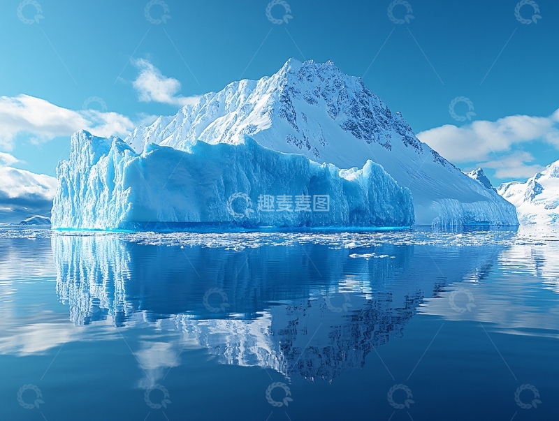 高清大图下载【趣麦麦图】冰山倒影6