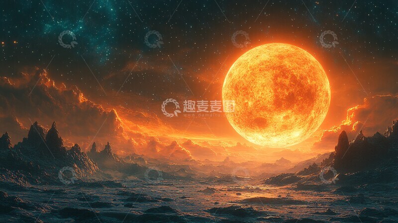 高清大图下载【趣麦麦图】远太空行星太空行星宇宙2