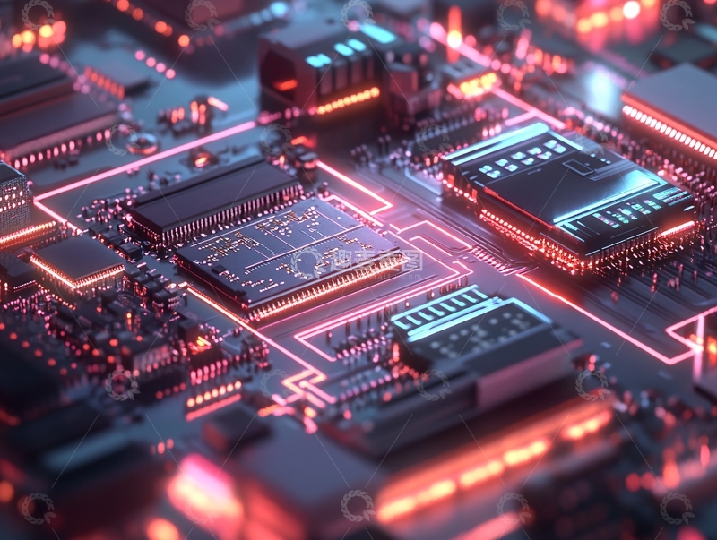 高清大图下载【趣麦麦图】芯片科技集成电路145