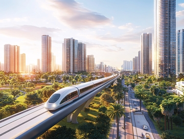 高铁行驶城市门户5