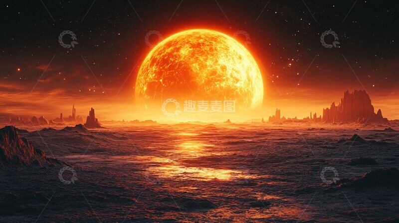 高清大图下载【趣麦麦图】黑星域橙星星域宇宙苏联