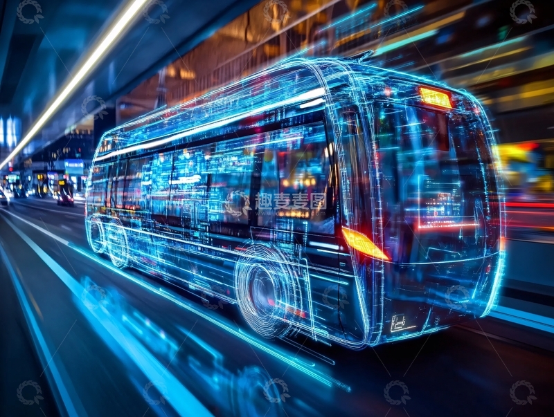 高清大图下载【趣麦麦图】智慧交通科技16