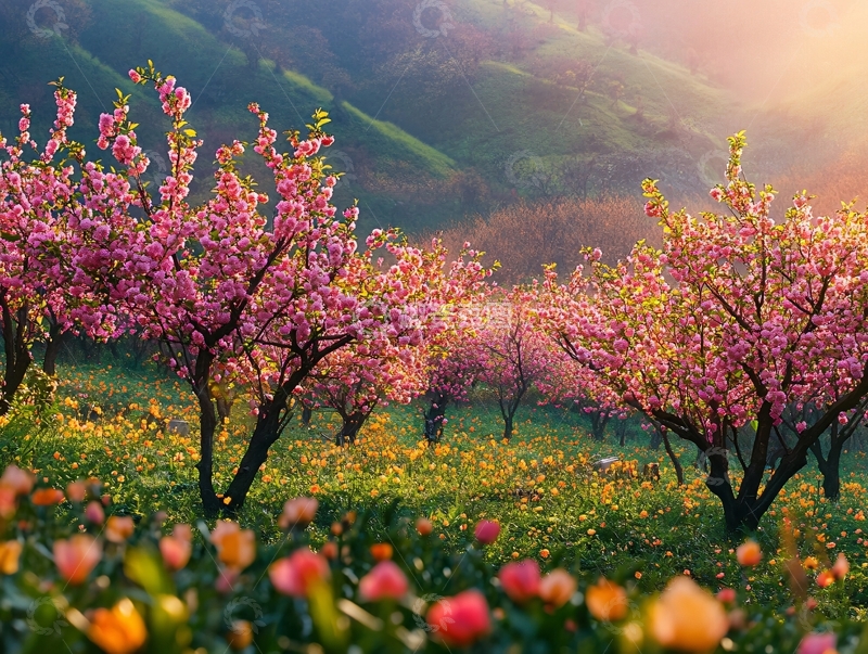 高清大图下载【趣麦麦图】唯美桃花园